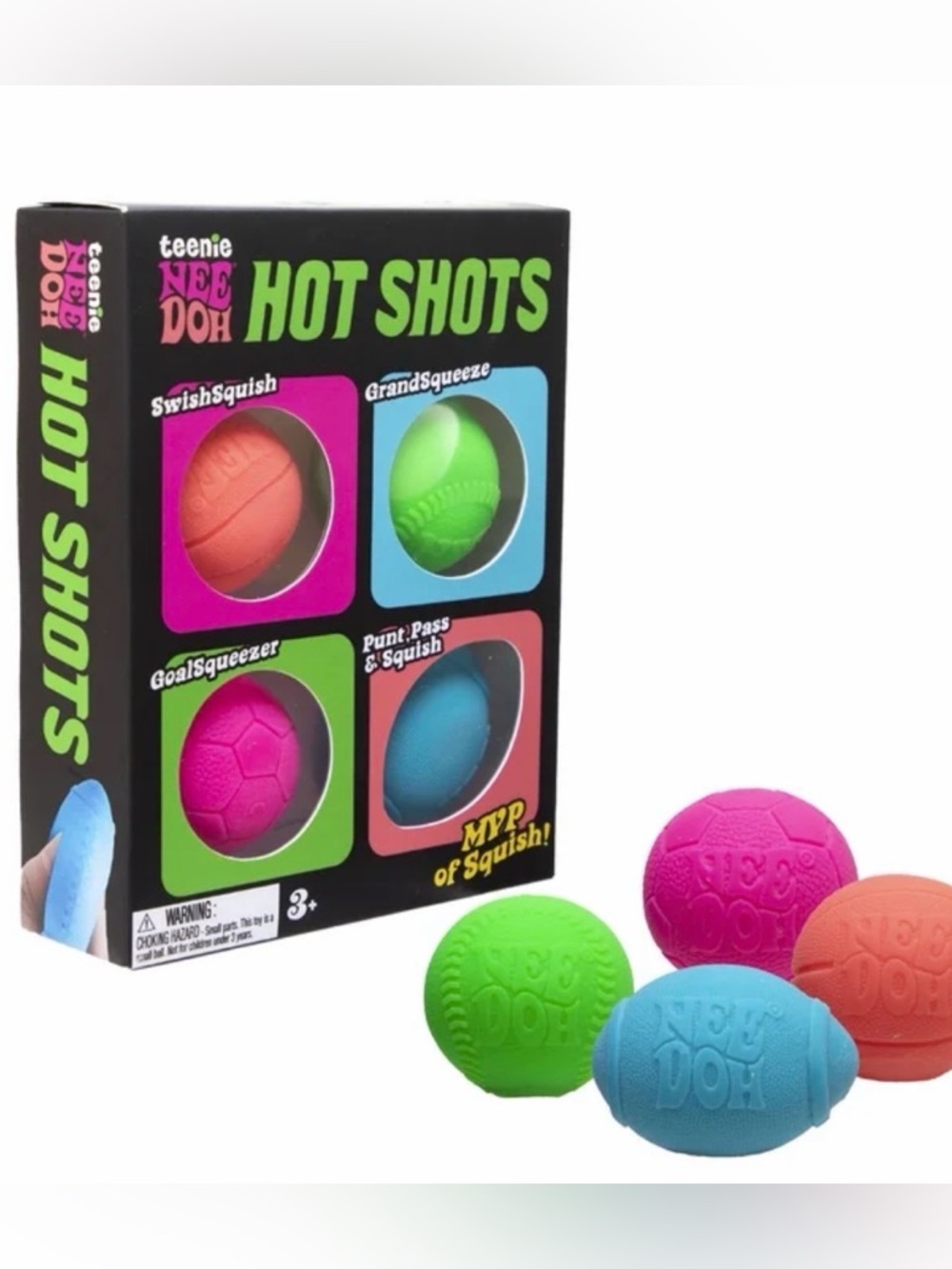 Needoh Hot Shots - 4-Pack